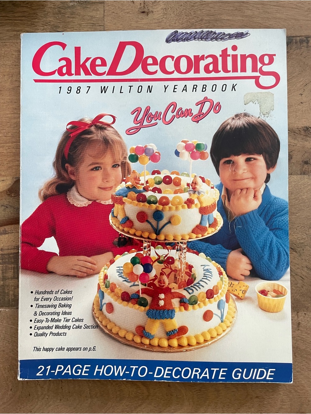 CAKE DECORATING You Can Do 1987 Wilton Yearbook softcover 192 pages
